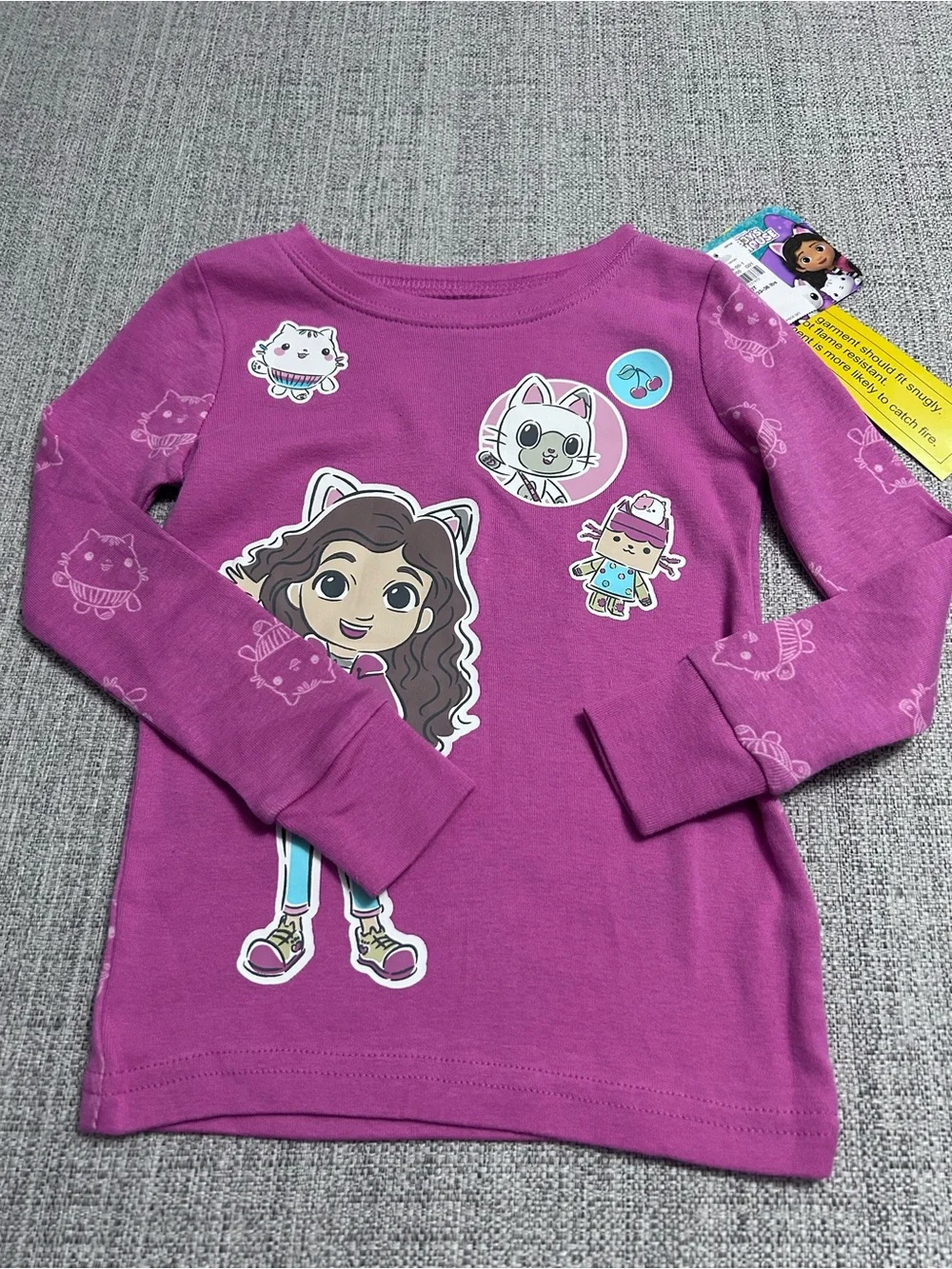 DreamWorks Gabby’s Dollhouse Pink Girls Pajama Set. NWT  (3T)